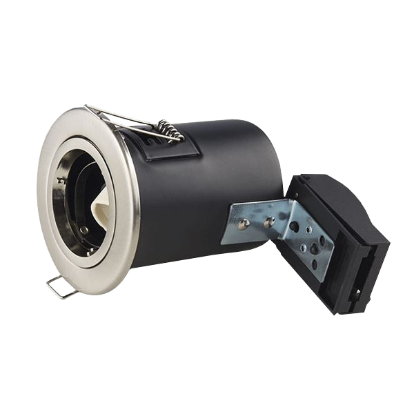 LumiLife GU10 Spotlight Fitting - IP20 - Quick Connect - Brushed Nickel